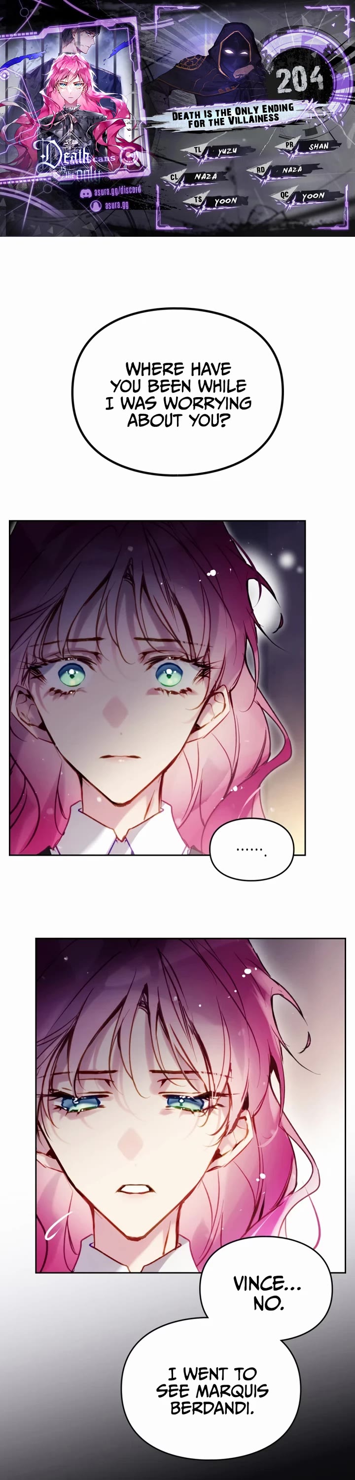 Death Is The Only Ending For The Villainess Chapter 204 page 1 - Chapter 204