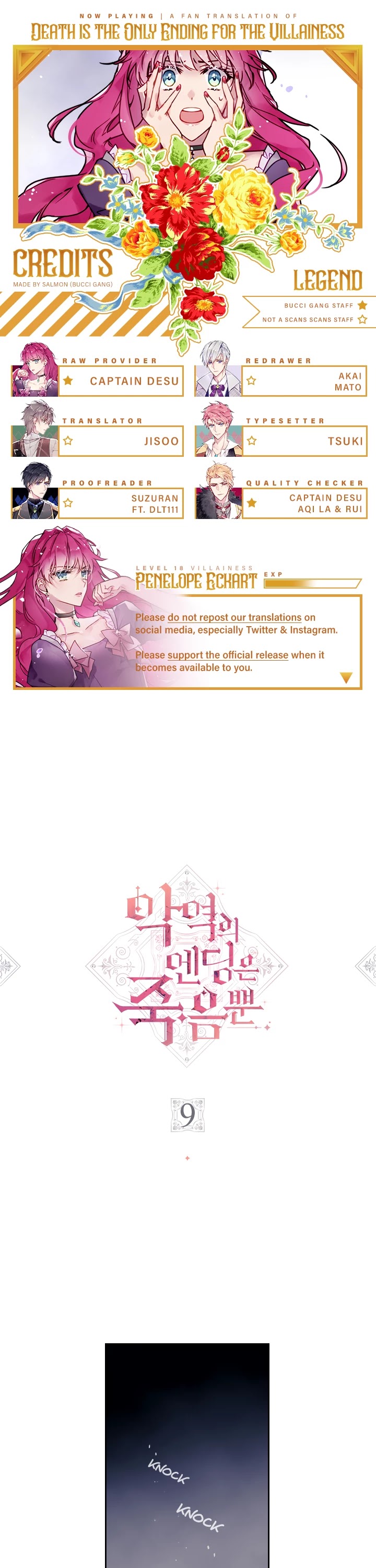 Death Is The Only Ending For The Villainess Chapter 9 page 1 - Chapter 9