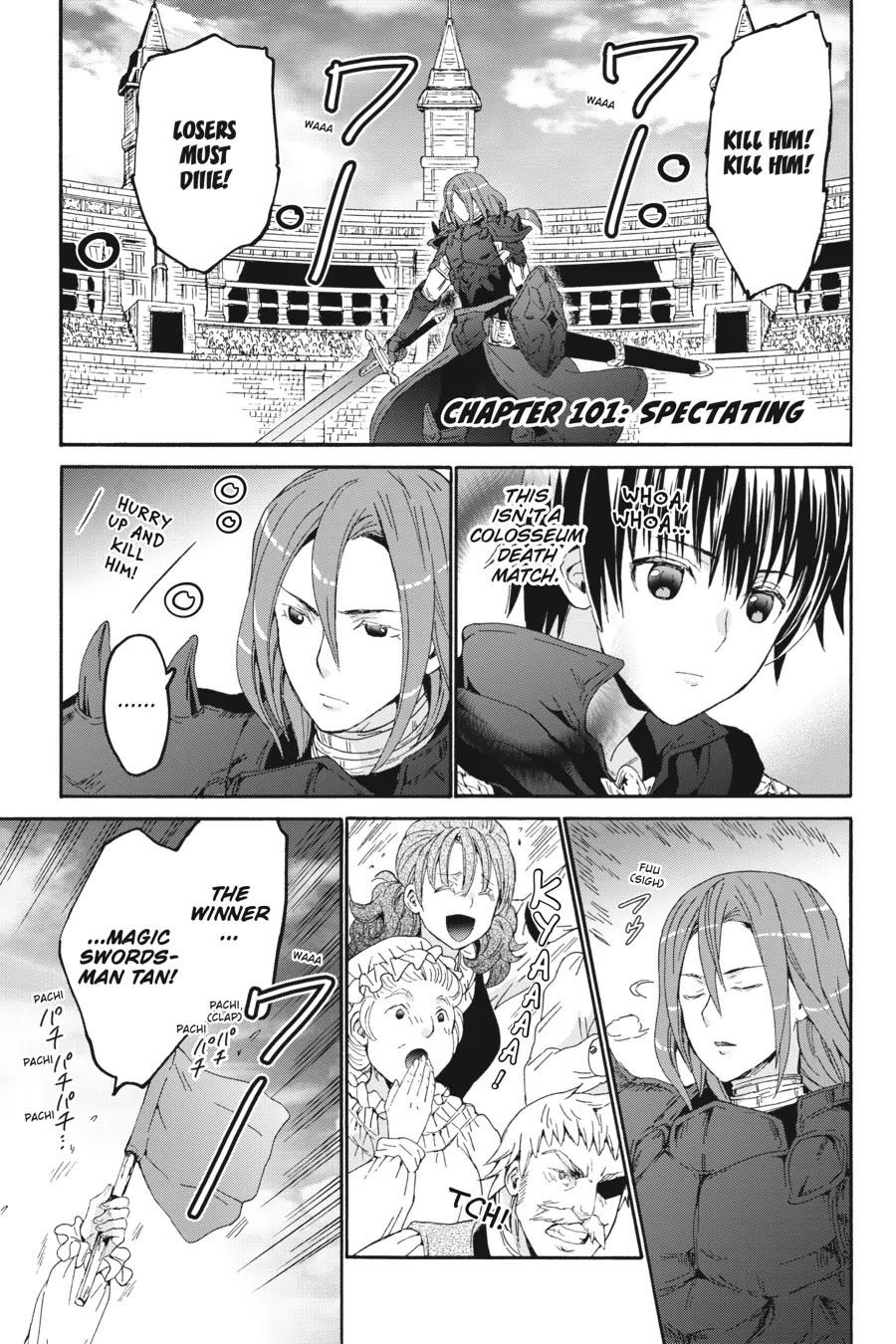 Death March kara Hajimaru Isekai Kyousoukyoku Chapter 101 page 1 - Chapter 101: Spectating