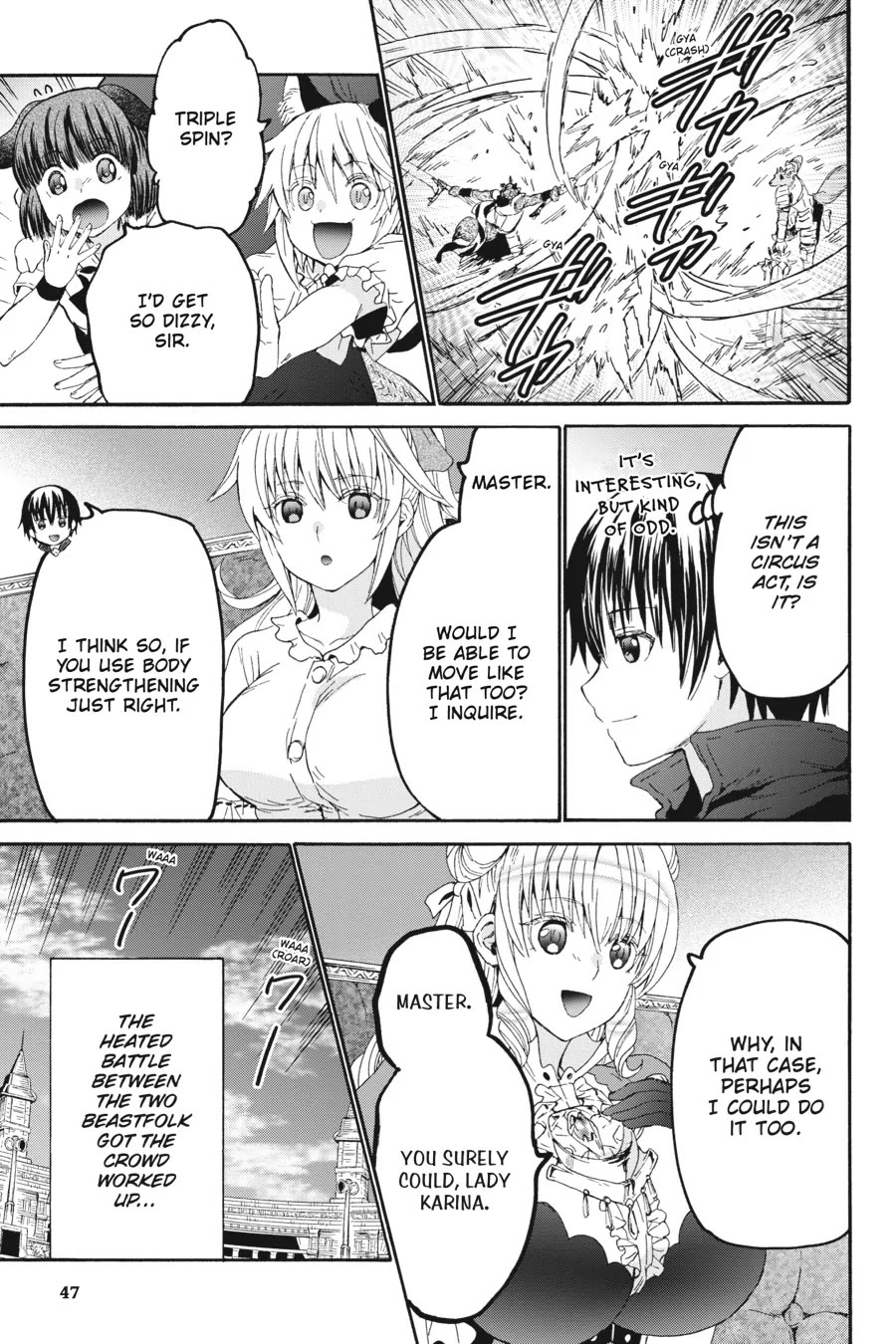 Death March kara Hajimaru Isekai Kyousoukyoku Chapter 101 page 7 - Chapter 101: Spectating
