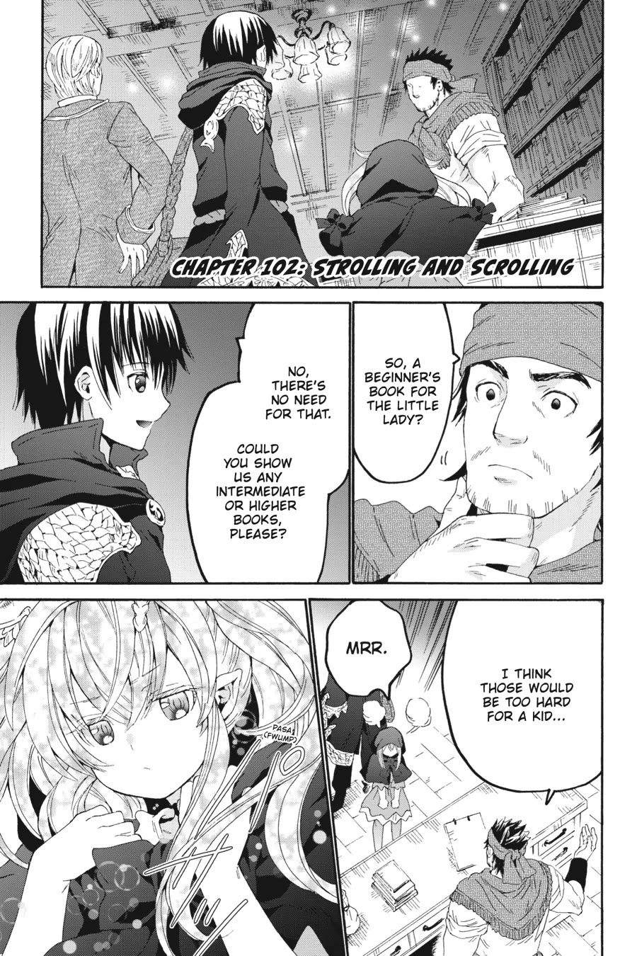 Death March kara Hajimaru Isekai Kyousoukyoku Chapter 102 page 1 - Chapter 102: Strolling and Scrolling