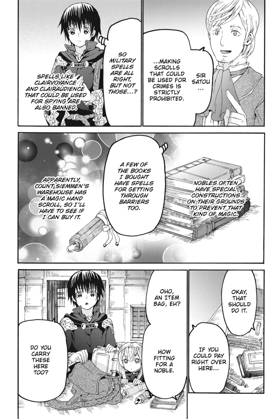 Death March kara Hajimaru Isekai Kyousoukyoku Chapter 102 page 7 - Chapter 102: Strolling and Scrolling
