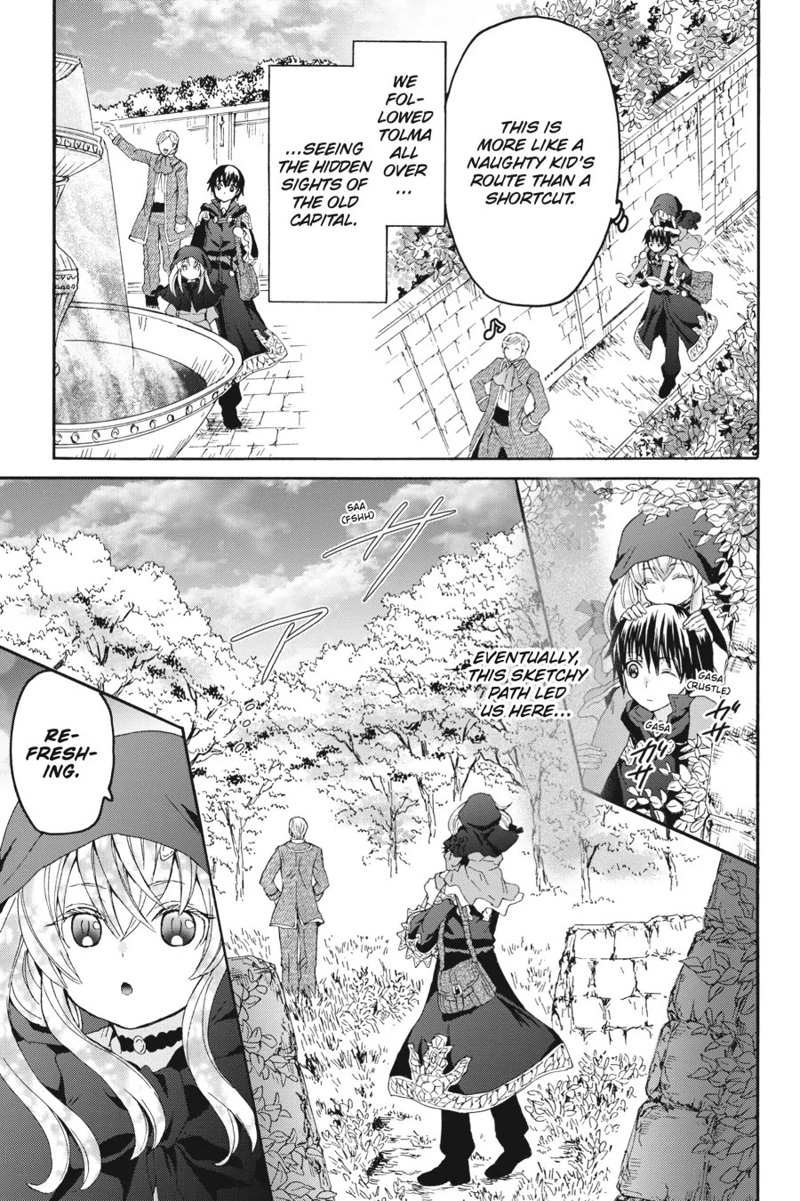 Death March kara Hajimaru Isekai Kyousoukyoku Chapter 102 page 9 - Chapter 102: Strolling and Scrolling