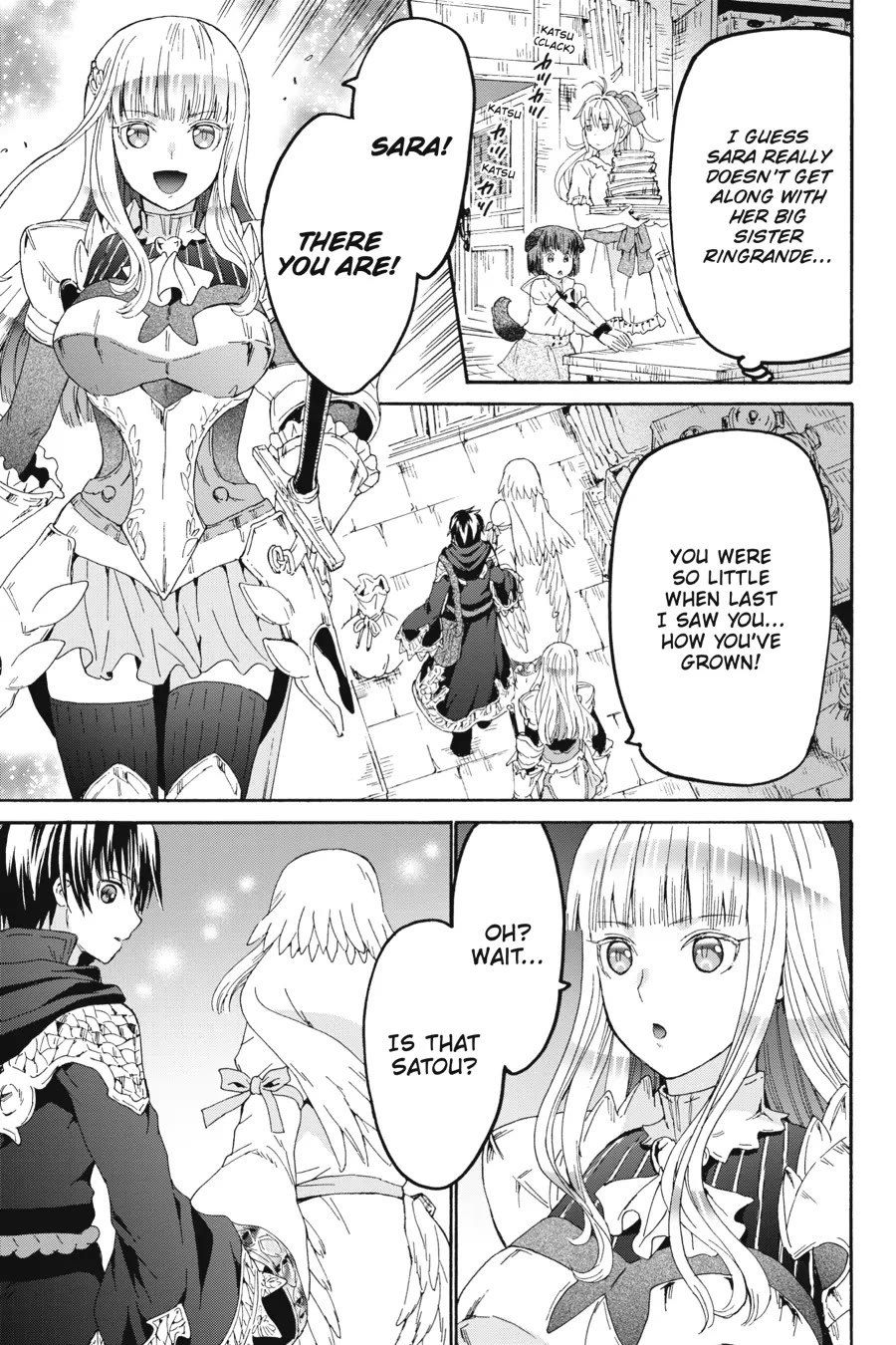 Death March kara Hajimaru Isekai Kyousoukyoku Chapter 104 page 22 - Chapter 104: A Soup Kitchen and a Reunion