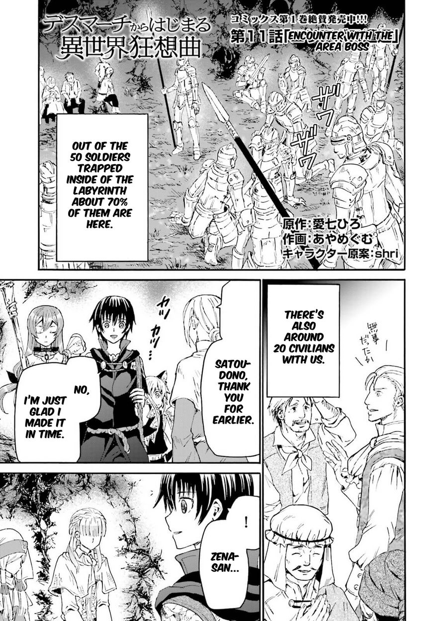 Death March kara Hajimaru Isekai Kyousoukyoku Chapter 11 page 1 - Chapter 11 : Encounter with the Area Boss