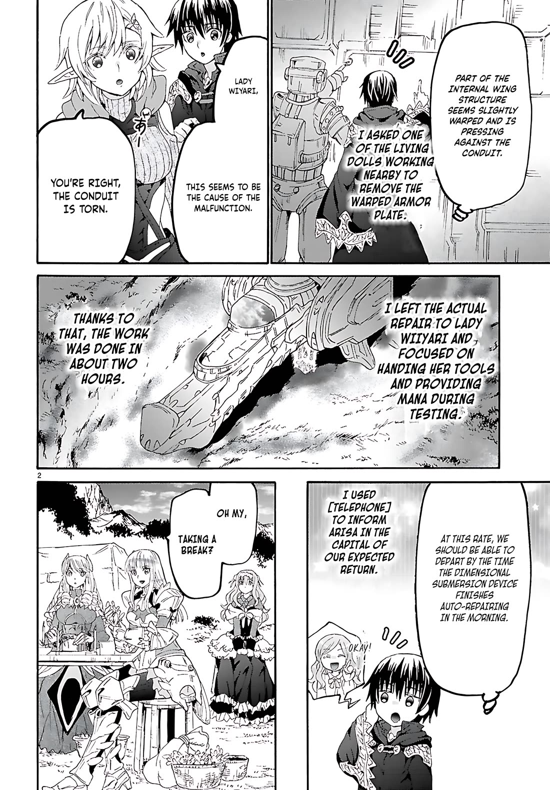 Death March kara Hajimaru Isekai Kyousoukyoku Chapter 123 page 3 - Chapter 123