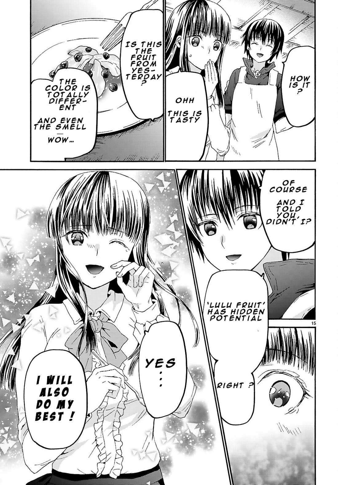 Death March kara Hajimaru Isekai Kyousoukyoku Chapter 125 page 15 - Chapter 125: The LuLu Fruit