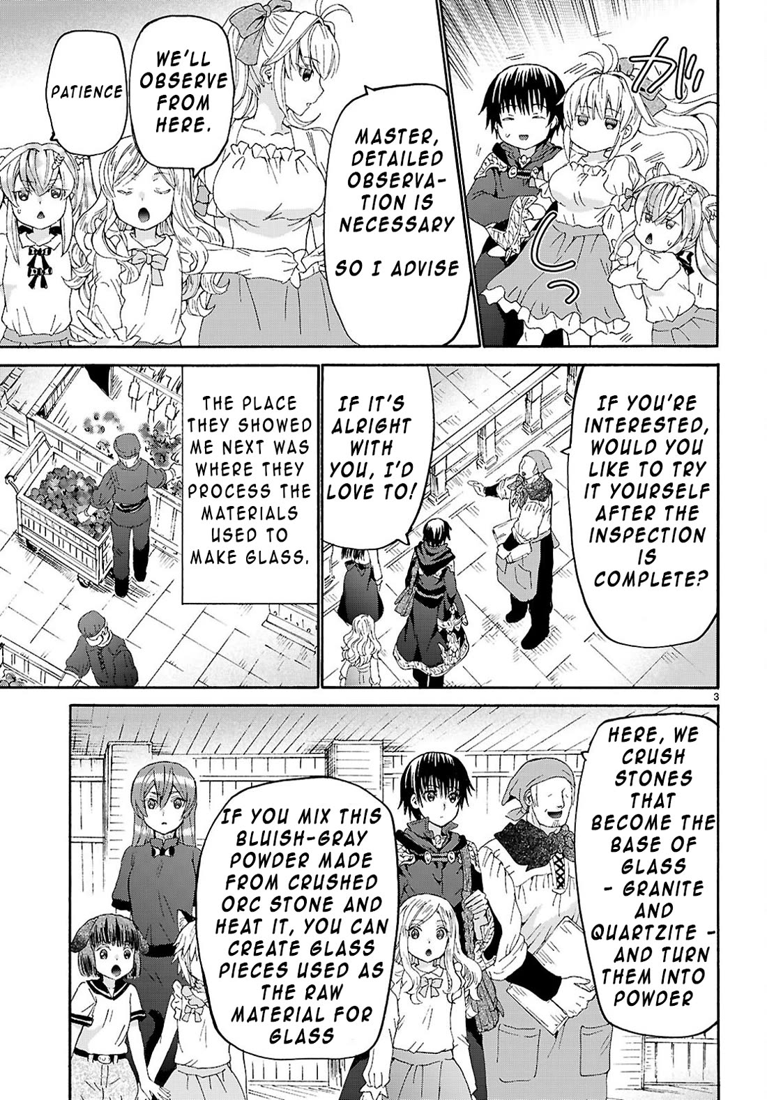 Death March kara Hajimaru Isekai Kyousoukyoku Chapter 128 page 3 - Chapter 128: Factory Tour in the Capital City