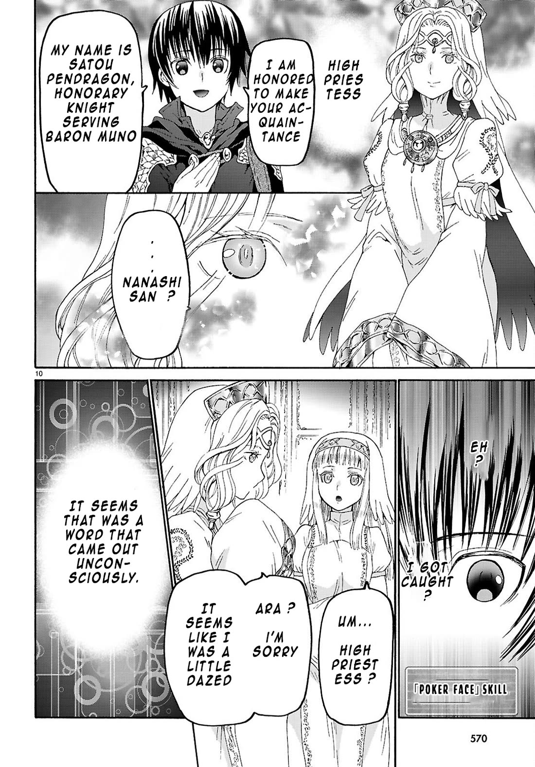 Death March kara Hajimaru Isekai Kyousoukyoku Chapter 129 page 10 - Chapter 129: Forging Magic Sword and the Baptism
