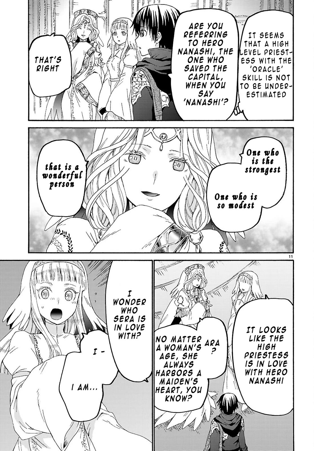 Death March kara Hajimaru Isekai Kyousoukyoku Chapter 129 page 11 - Chapter 129: Forging Magic Sword and the Baptism