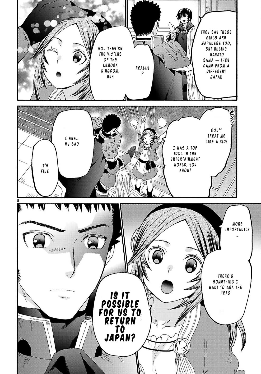 Death March kara Hajimaru Isekai Kyousoukyoku Chapter 131 page 8 - Chapter 131: Japanese people of the world