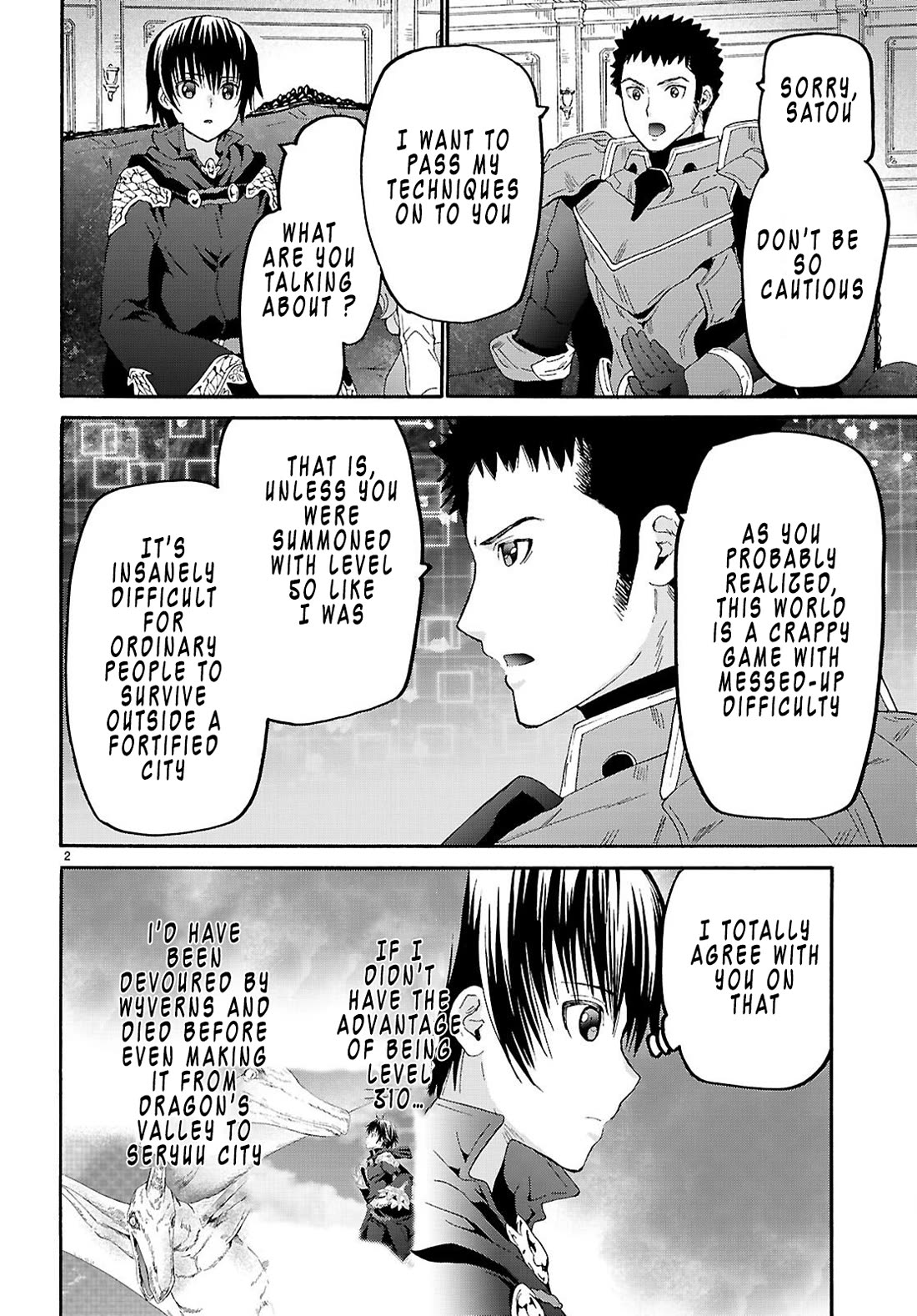 Death March kara Hajimaru Isekai Kyousoukyoku Chapter 132 page 2 - Chapter 132: Training with the Hero