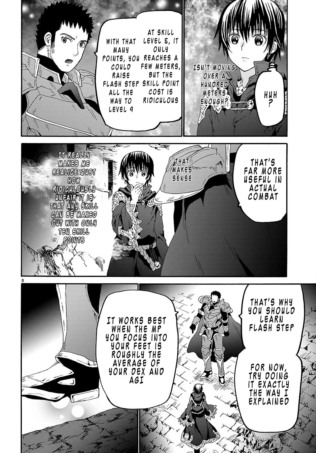 Death March kara Hajimaru Isekai Kyousoukyoku Chapter 132 page 8 - Chapter 132: Training with the Hero