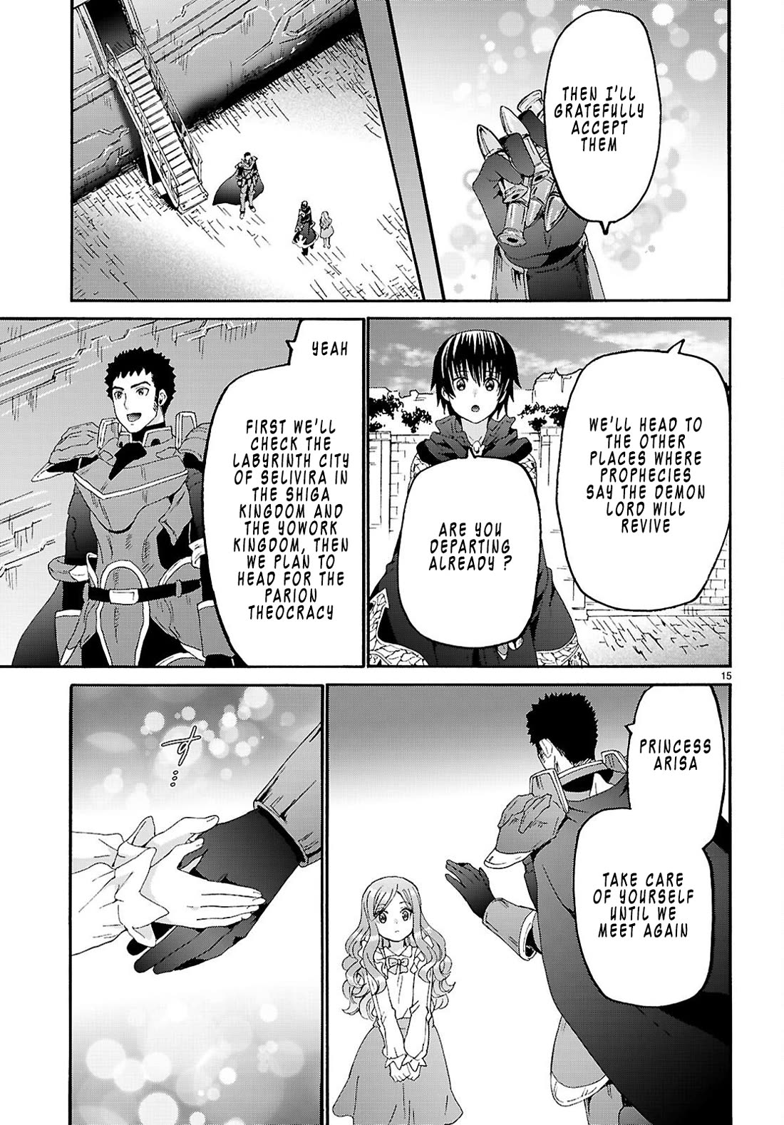 Death March kara Hajimaru Isekai Kyousoukyoku Chapter 133 page 15 - Chapter 133: Friendship with the Hero
