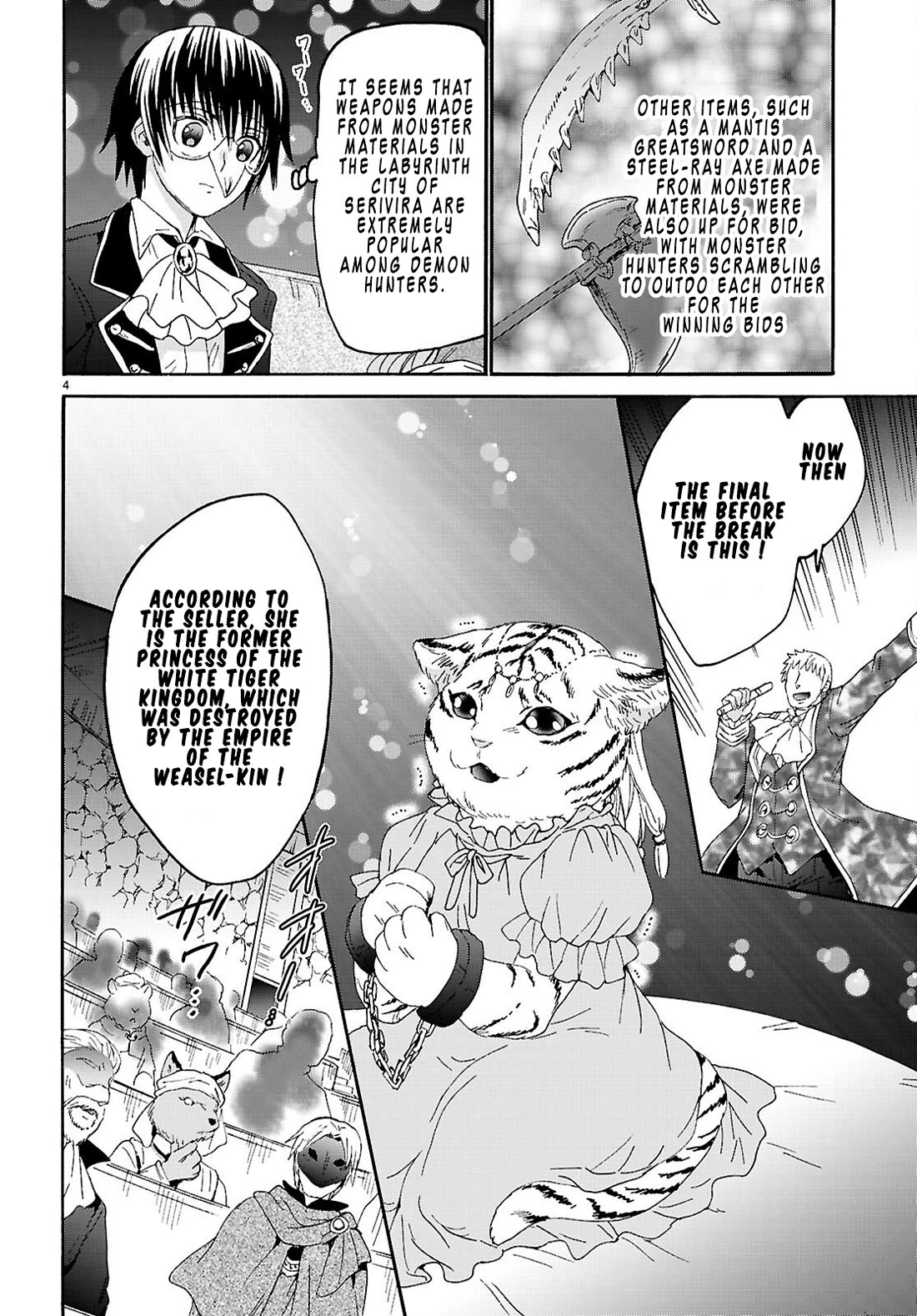 Death March kara Hajimaru Isekai Kyousoukyoku Chapter 135 page 4 - Chapter 135: Black Market Auction