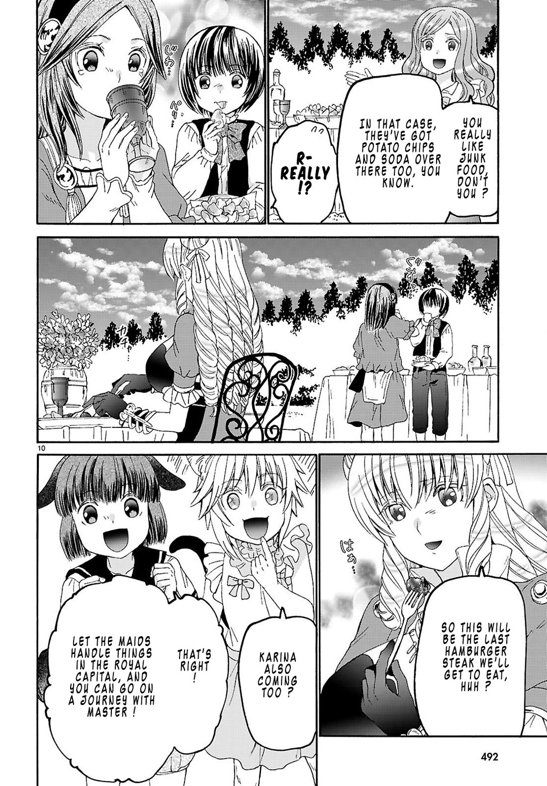 Death March kara Hajimaru Isekai Kyousoukyoku Chapter 136 page 10 - Chapter 136: Farewell Party