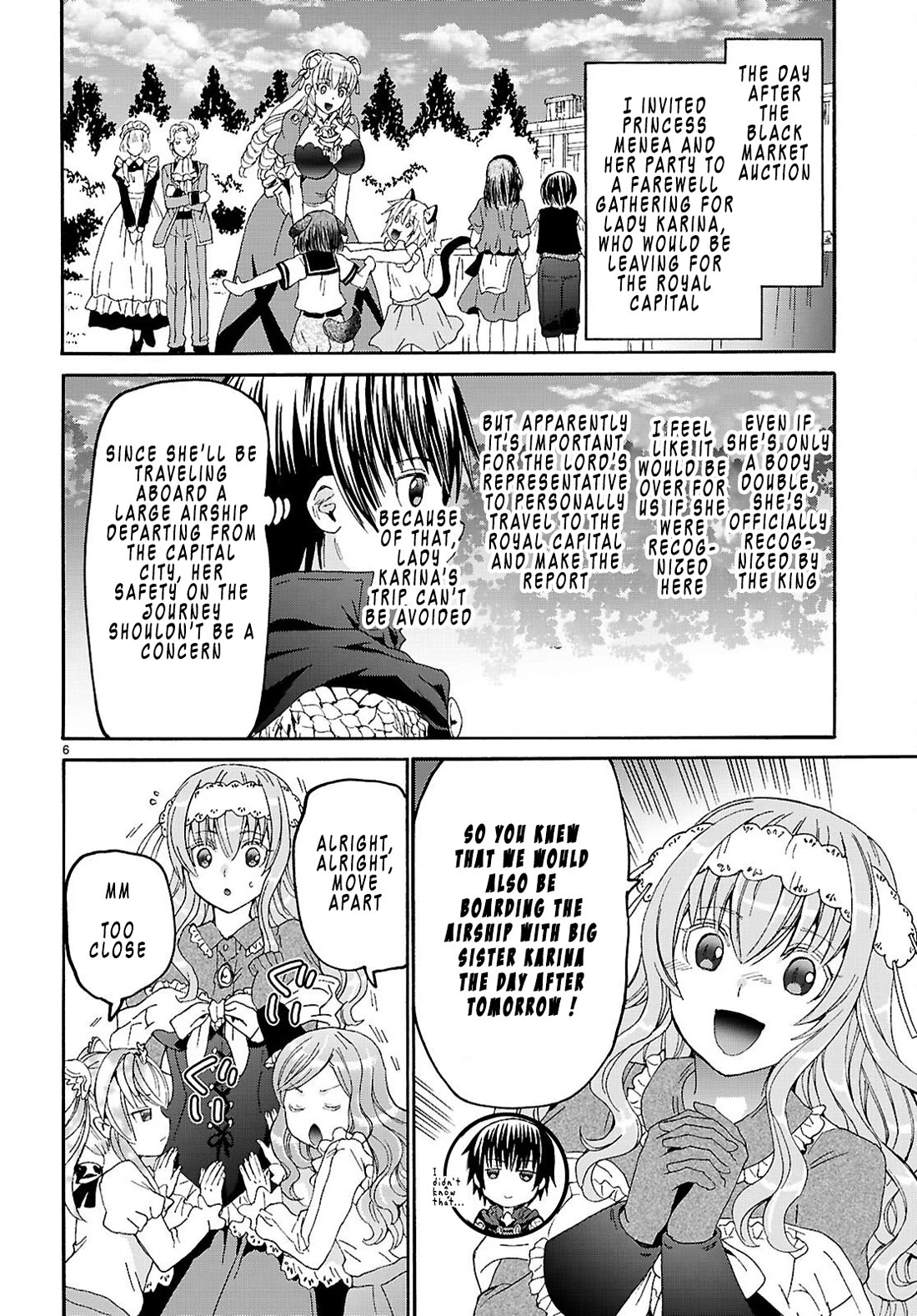Death March kara Hajimaru Isekai Kyousoukyoku Chapter 136 page 6 - Chapter 136: Farewell Party