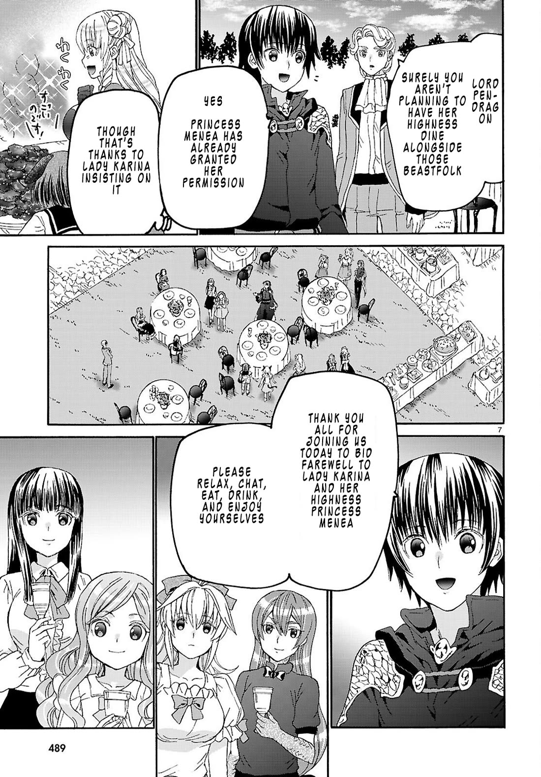 Death March kara Hajimaru Isekai Kyousoukyoku Chapter 136 page 7 - Chapter 136: Farewell Party