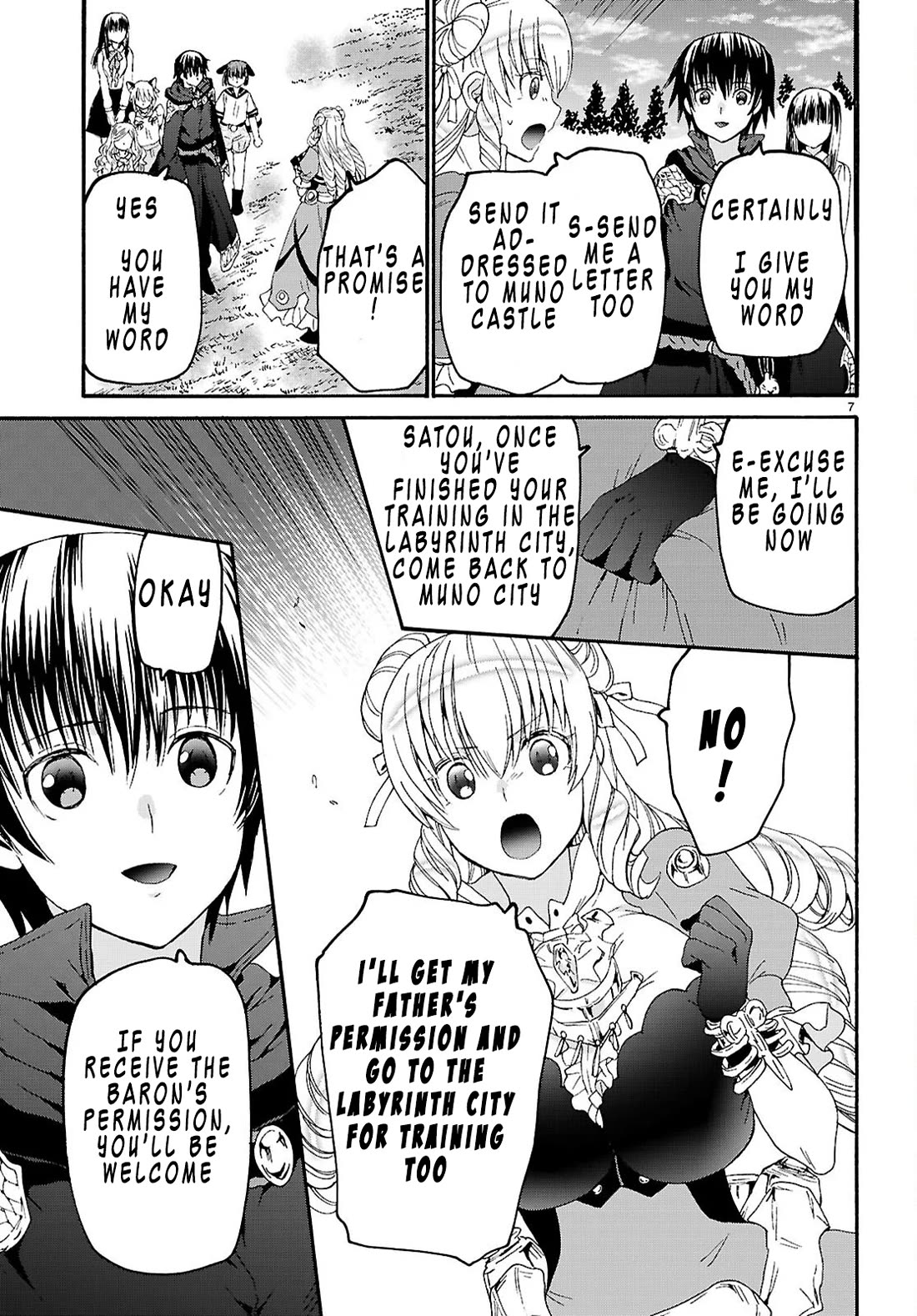 Death March kara Hajimaru Isekai Kyousoukyoku Chapter 137 page 7 - Chapter 137: Send off