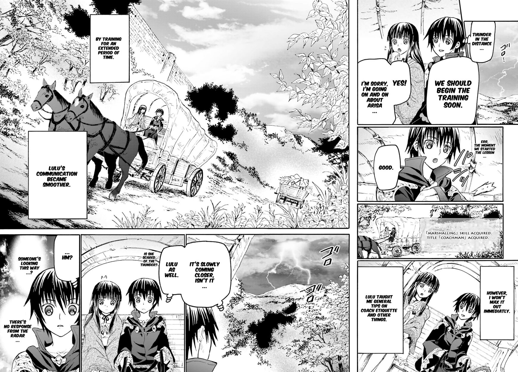 Death March kara Hajimaru Isekai Kyousoukyoku Chapter 20 page 23 - Chapter 20 : The Coach, Coachman and a Picnic