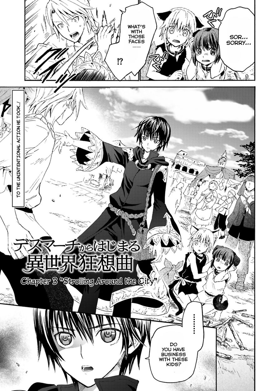 Death March kara Hajimaru Isekai Kyousoukyoku Chapter 3 page 1 - Chapter 3 : Strolling around the city