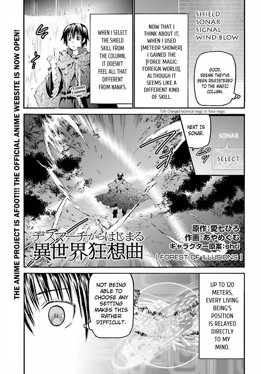 Death March kara Hajimaru Isekai Kyousoukyoku Chapter 35 page 1 - Chapter 35 : Forest of Illusions