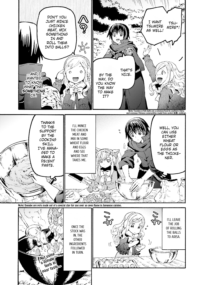 Death March kara Hajimaru Isekai Kyousoukyoku Chapter 49 page 21 - Chapter 49: The Innermost Part of the Fort and the Pioneering Village