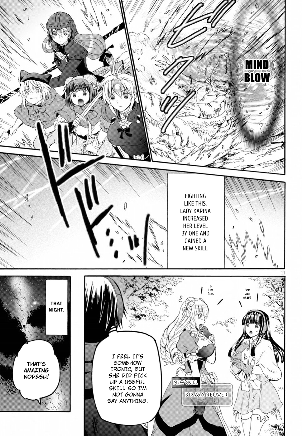 Death March kara Hajimaru Isekai Kyousoukyoku Chapter 53 page 11 - Chapter 53: The Barrier Wall of the Mountain Tree