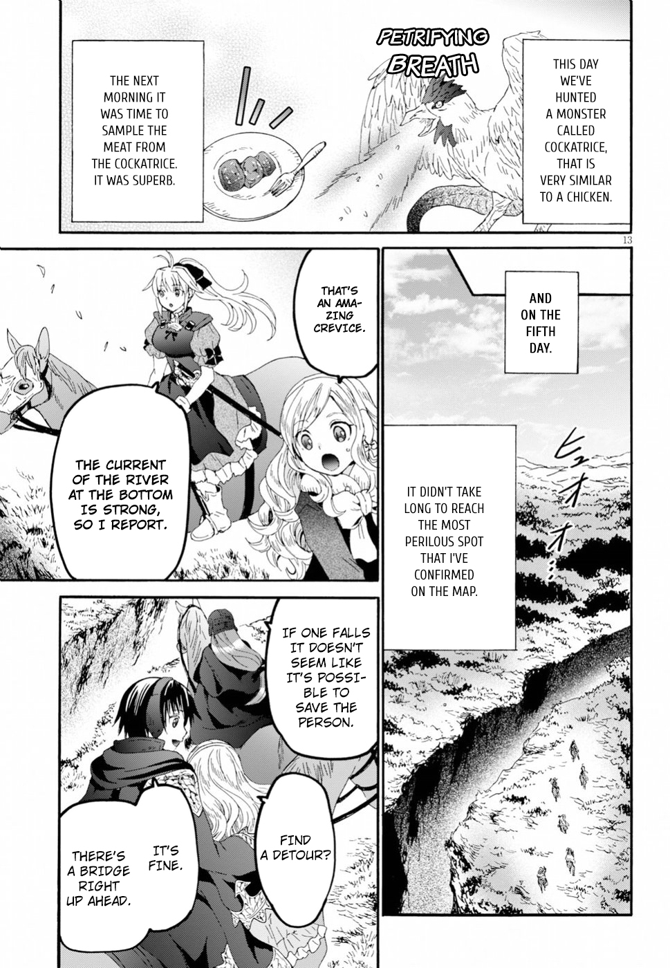 Death March kara Hajimaru Isekai Kyousoukyoku Chapter 53 page 13 - Chapter 53: The Barrier Wall of the Mountain Tree