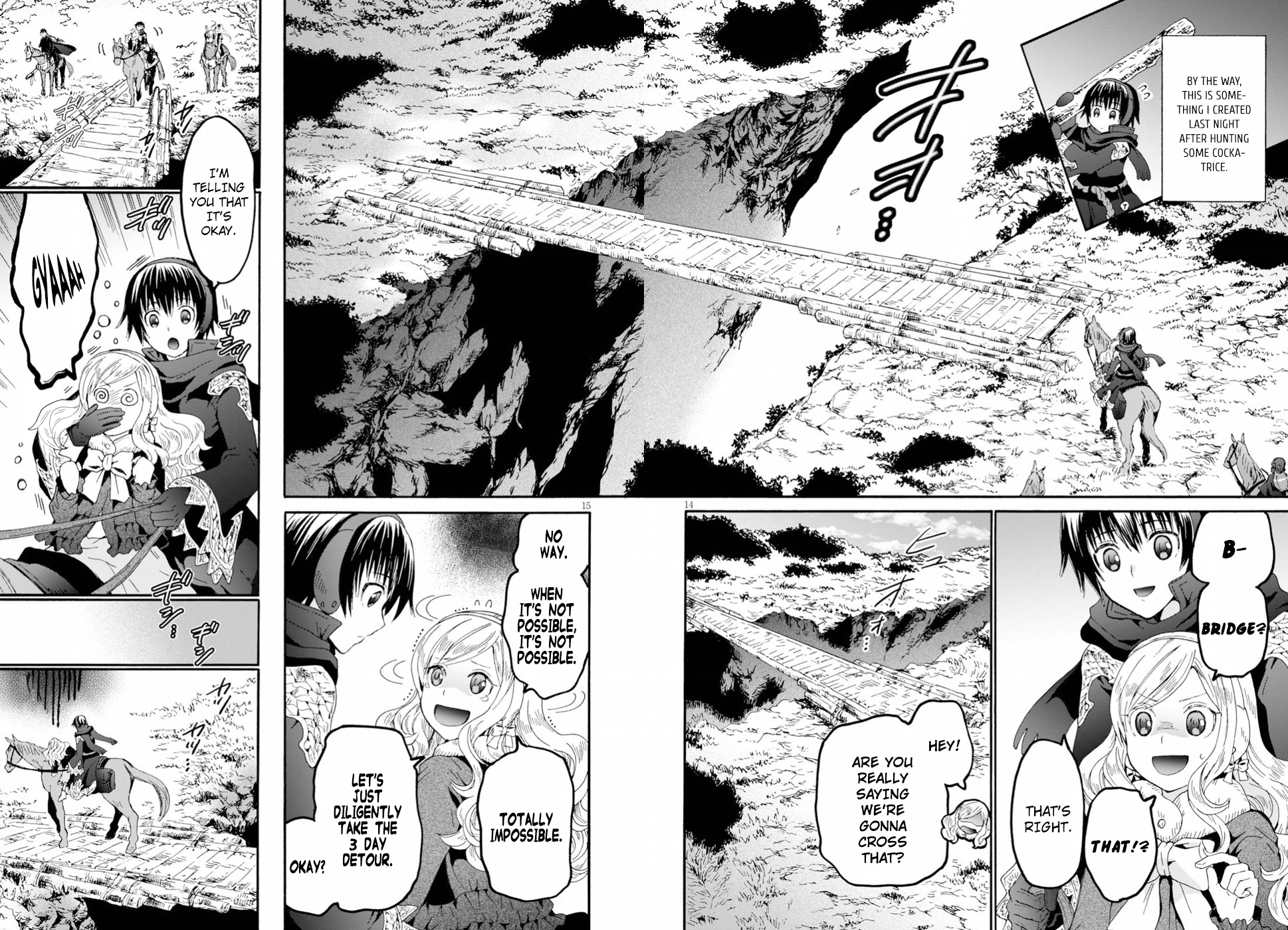Death March kara Hajimaru Isekai Kyousoukyoku Chapter 53 page 14 - Chapter 53: The Barrier Wall of the Mountain Tree