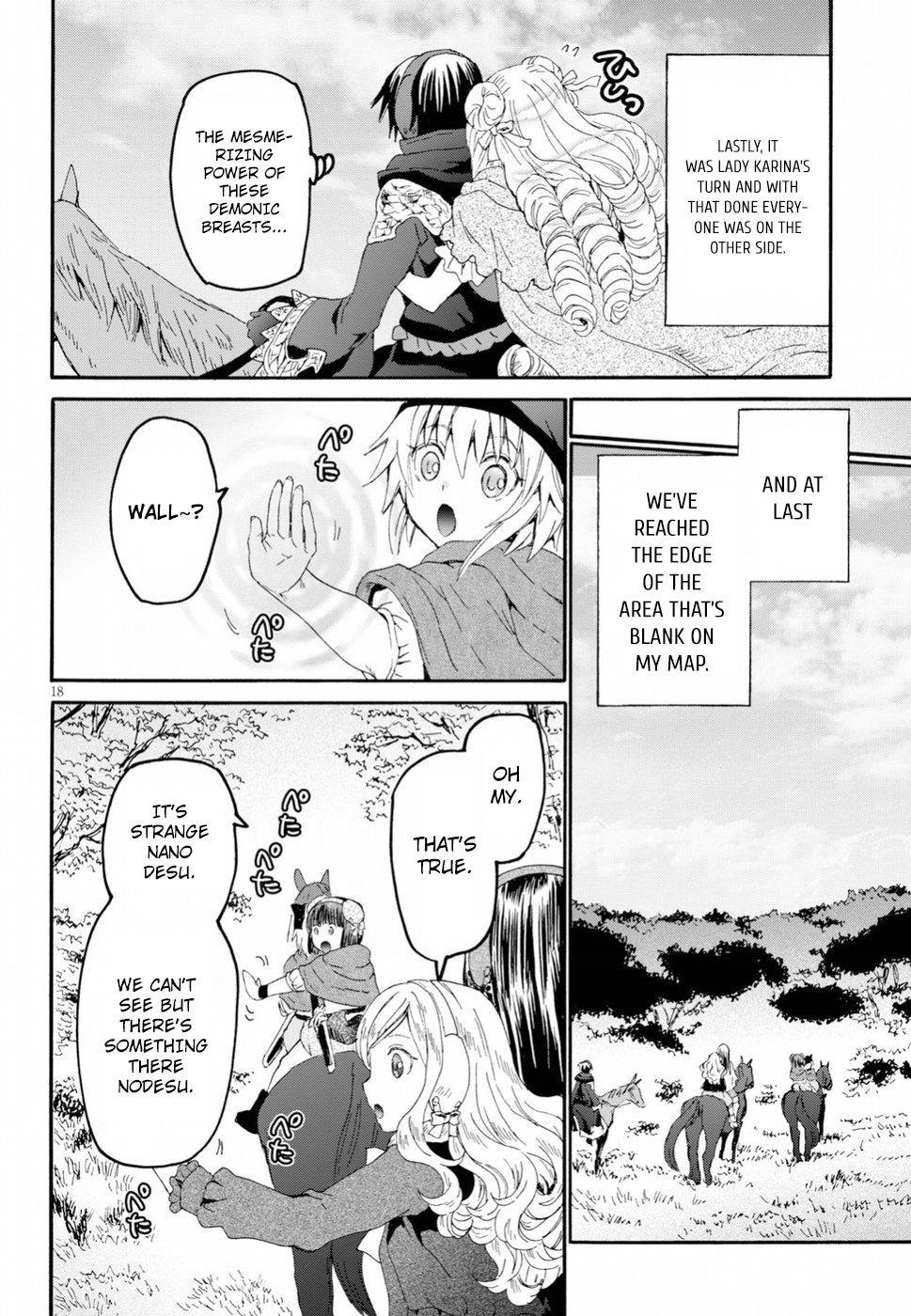 Death March kara Hajimaru Isekai Kyousoukyoku Chapter 53 page 17 - Chapter 53: The Barrier Wall of the Mountain Tree
