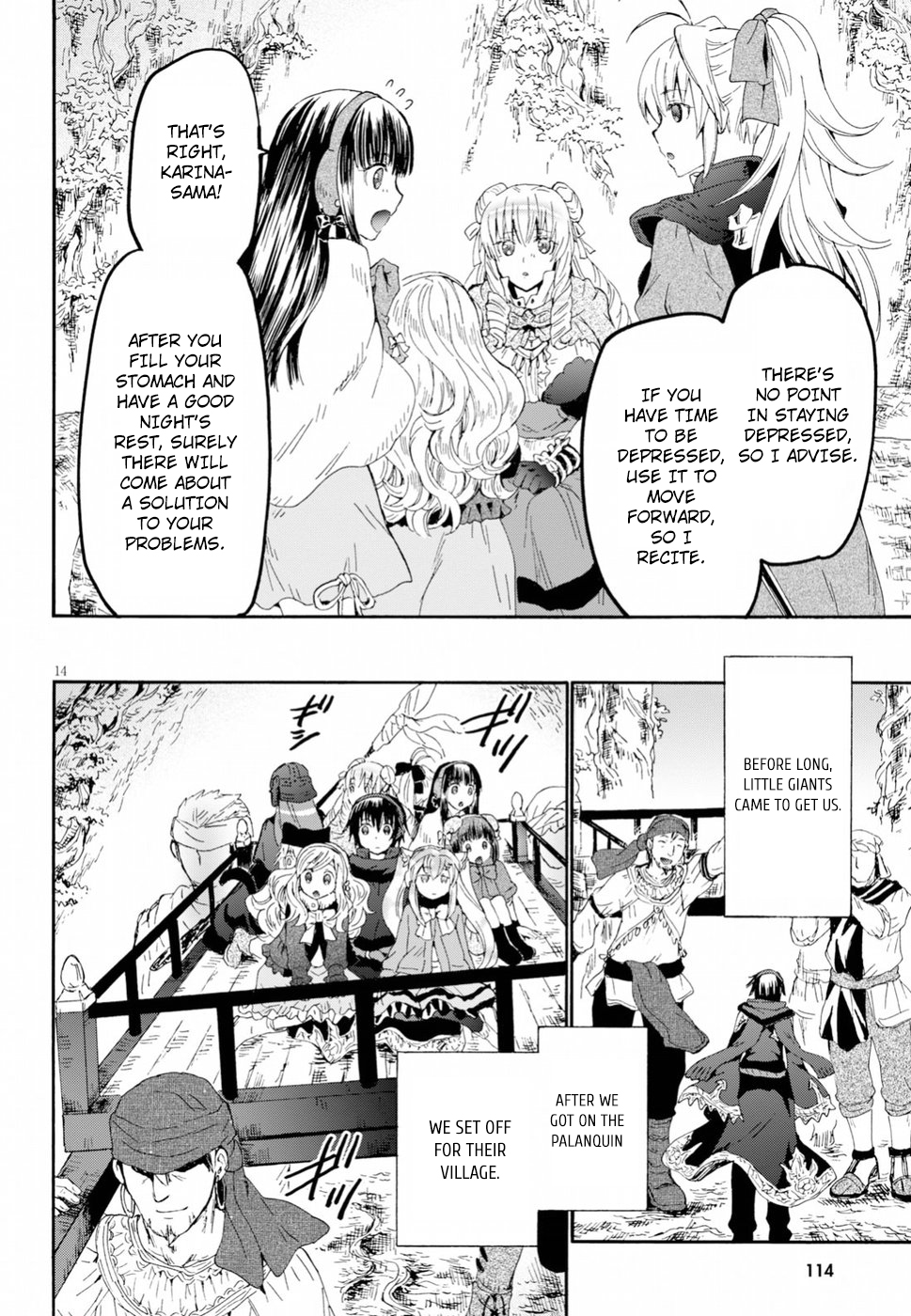 Death March kara Hajimaru Isekai Kyousoukyoku Chapter 54 page 13 - Chapter 54: Giants of the Forest