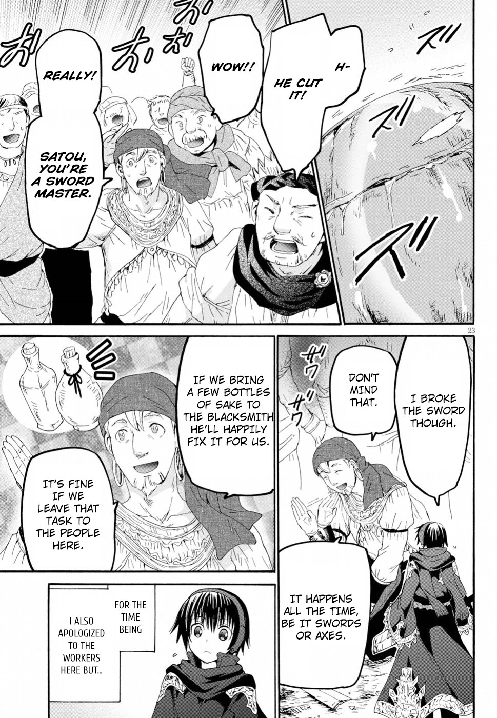 Death March kara Hajimaru Isekai Kyousoukyoku Chapter 55 page 21 - Chapter 55: The Village of Little Giants