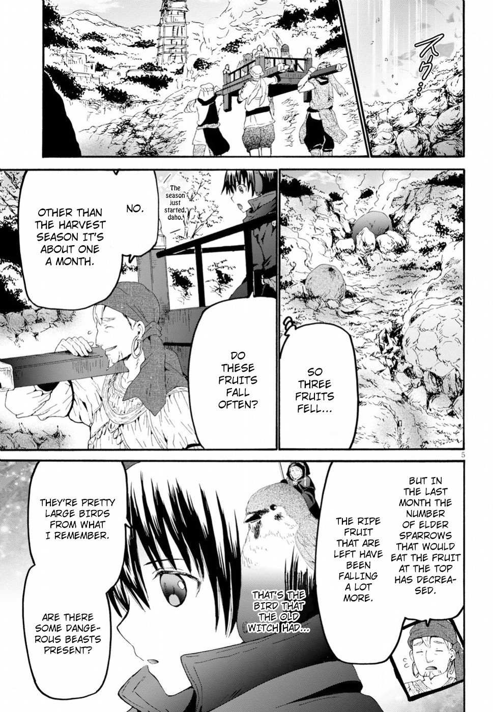 Death March kara Hajimaru Isekai Kyousoukyoku Chapter 55 page 4 - Chapter 55: The Village of Little Giants