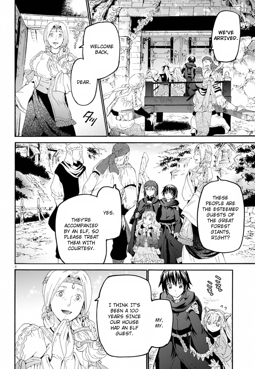 Death March kara Hajimaru Isekai Kyousoukyoku Chapter 55 page 7 - Chapter 55: The Village of Little Giants