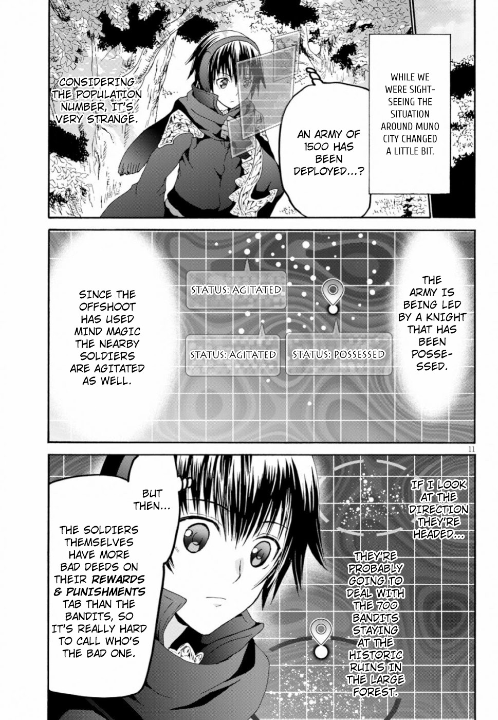 Death March kara Hajimaru Isekai Kyousoukyoku Chapter 57 page 11 - Chapter 57: Towards Muno City