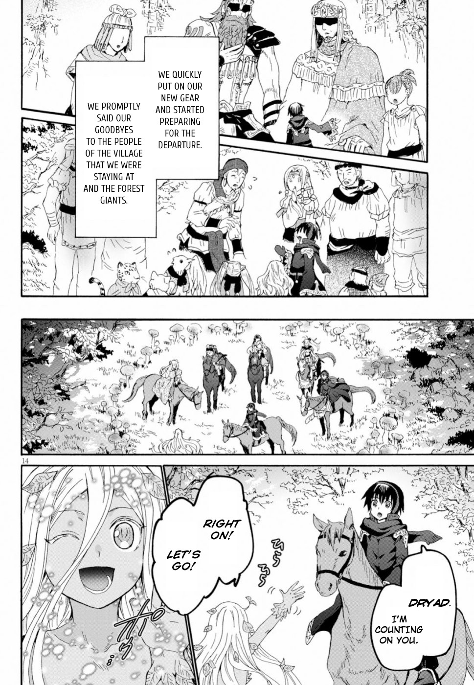 Death March kara Hajimaru Isekai Kyousoukyoku Chapter 57 page 14 - Chapter 57: Towards Muno City