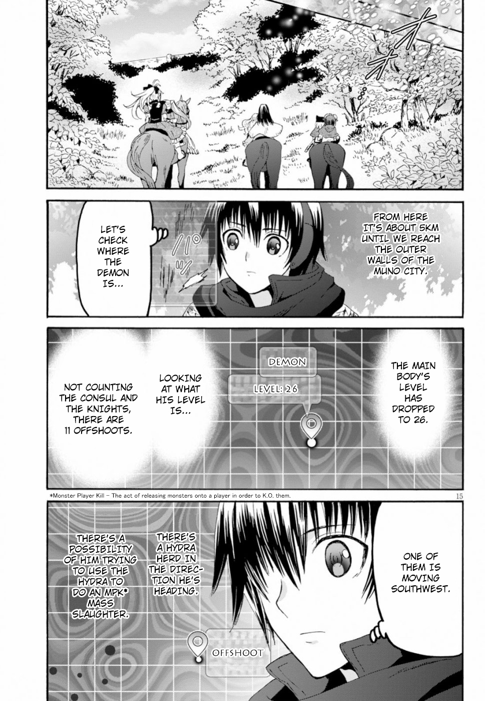 Death March kara Hajimaru Isekai Kyousoukyoku Chapter 57 page 15 - Chapter 57: Towards Muno City