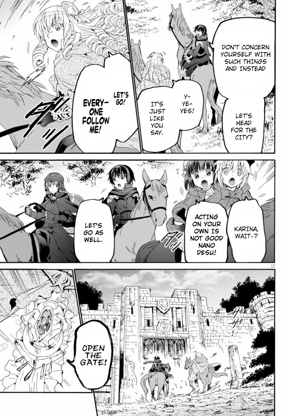 Death March kara Hajimaru Isekai Kyousoukyoku Chapter 57 page 17 - Chapter 57: Towards Muno City