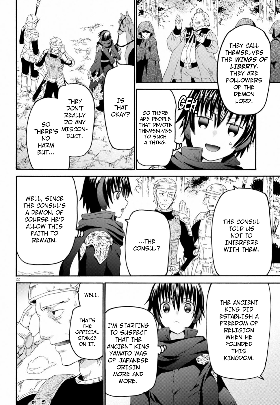 Death March kara Hajimaru Isekai Kyousoukyoku Chapter 57 page 21 - Chapter 57: Towards Muno City