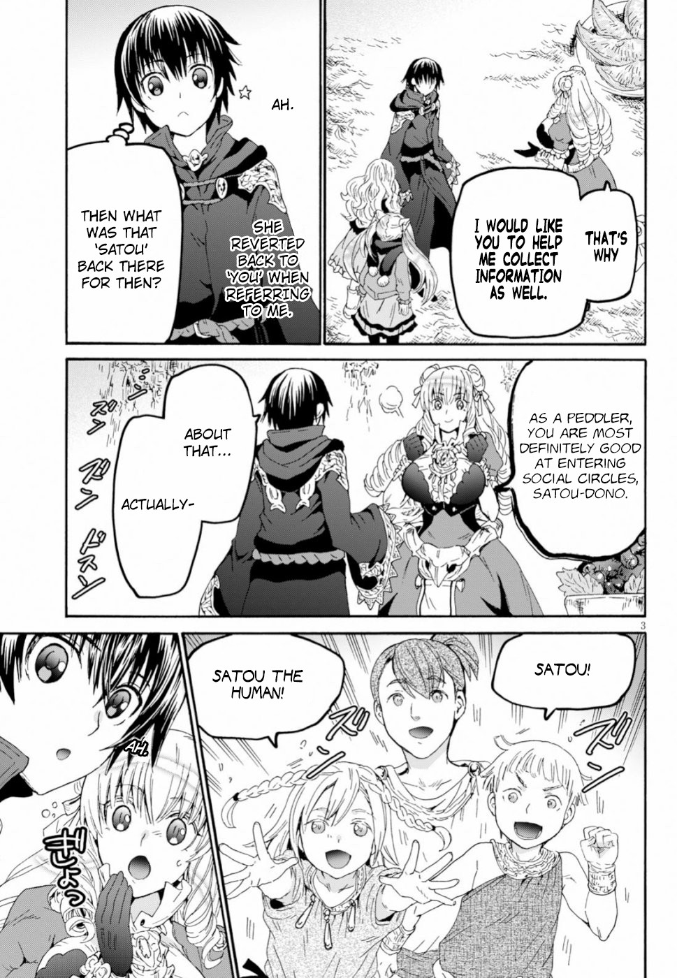 Death March kara Hajimaru Isekai Kyousoukyoku Chapter 57 page 3 - Chapter 57: Towards Muno City