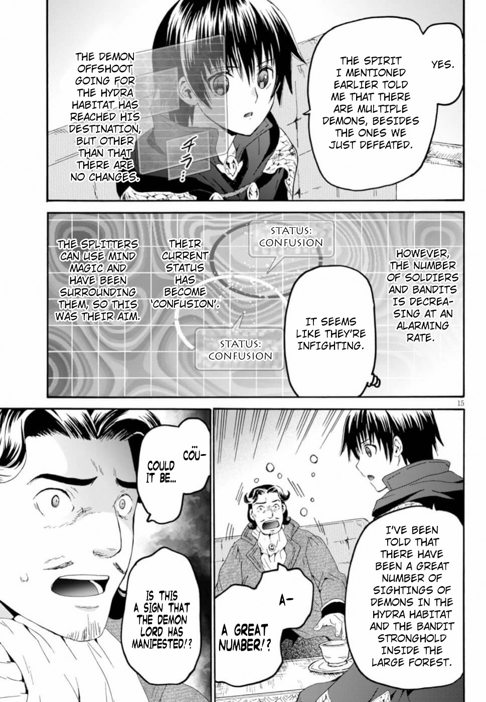 Death March kara Hajimaru Isekai Kyousoukyoku Chapter 59 page 15 - Chapter 59: The Demon's Fission