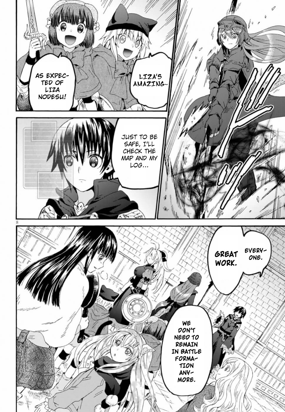 Death March kara Hajimaru Isekai Kyousoukyoku Chapter 59 page 8 - Chapter 59: The Demon's Fission