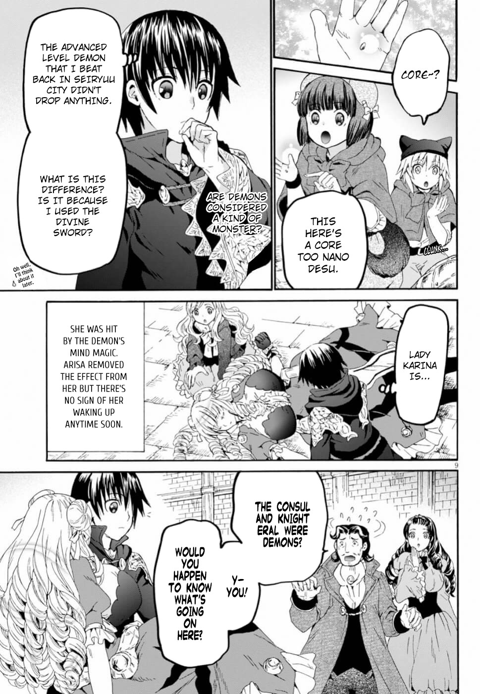 Death March kara Hajimaru Isekai Kyousoukyoku Chapter 59 page 9 - Chapter 59: The Demon's Fission