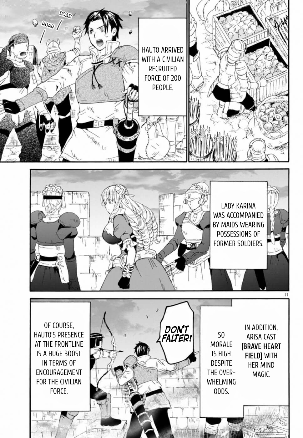 Death March kara Hajimaru Isekai Kyousoukyoku Chapter 61 page 10 - Chapter 61: The Line Defense at the City of Muno