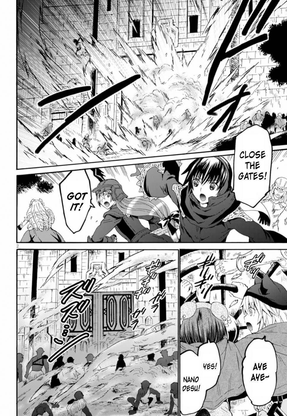 Death March kara Hajimaru Isekai Kyousoukyoku Chapter 61 page 2 - Chapter 61: The Line Defense at the City of Muno