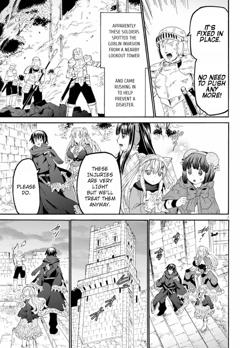 Death March kara Hajimaru Isekai Kyousoukyoku Chapter 61 page 3 - Chapter 61: The Line Defense at the City of Muno