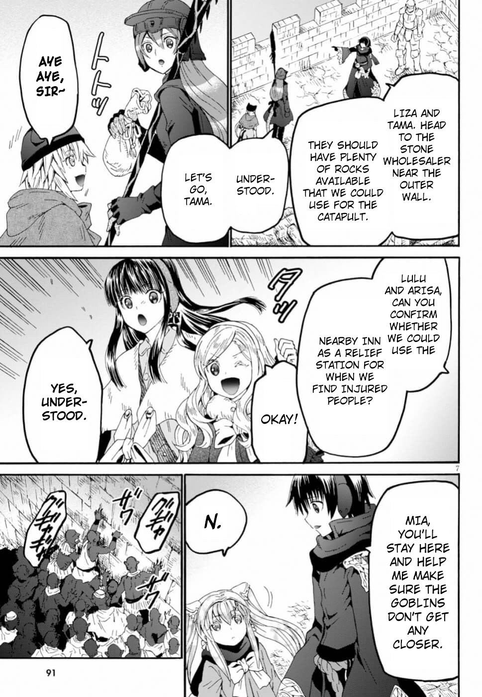 Death March kara Hajimaru Isekai Kyousoukyoku Chapter 61 page 6 - Chapter 61: The Line Defense at the City of Muno