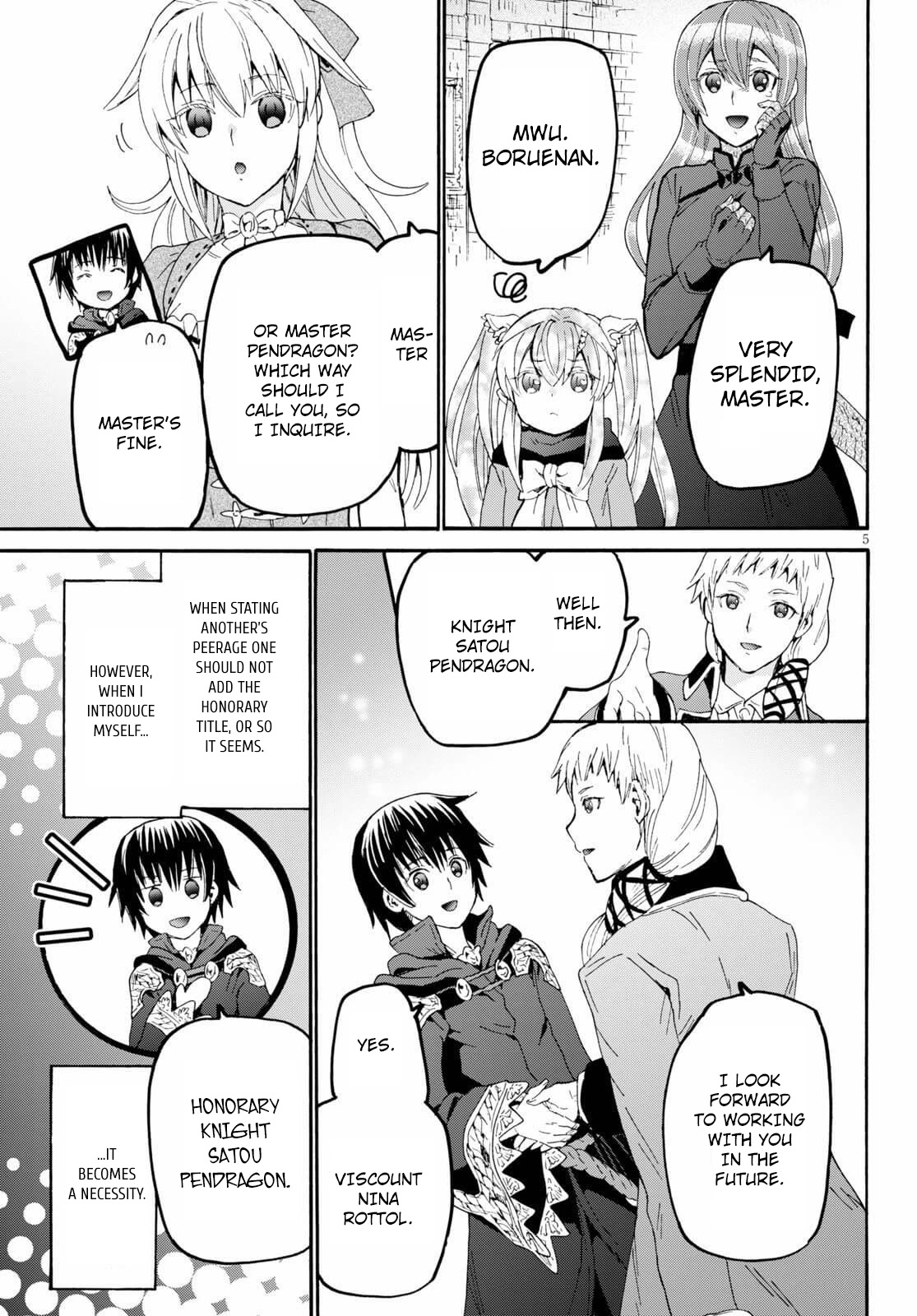 Death March kara Hajimaru Isekai Kyousoukyoku Chapter 66 page 4 - Chapter 66: A New Family Name