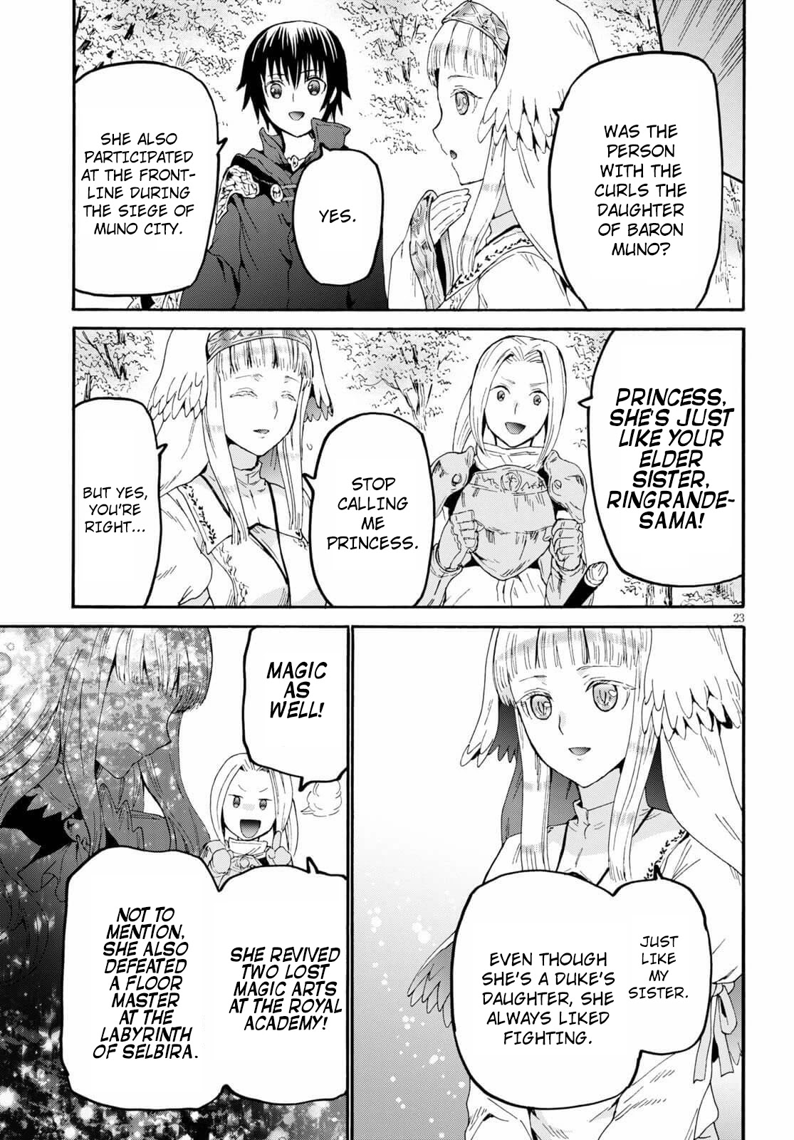 Death March kara Hajimaru Isekai Kyousoukyoku Chapter 67 page 22 - Chapter 67: Sera of the Tenion Temple